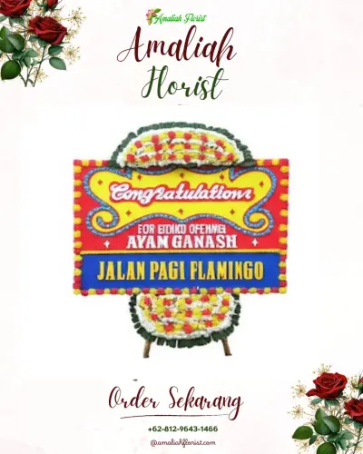 Bunga Papan Congratulation di Pasedahan